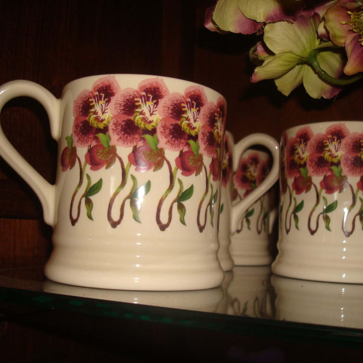 Emma Bridgewater, Hellebore 1/2 Pint Mug mok (op voorraad) M.M