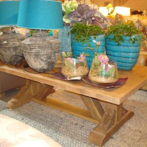 Salontafel met kruispoot