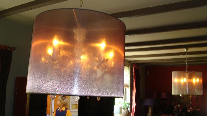 Trouwens Gezag Vrijgevig Light & Living, kroonluchter kristal Hanglamp/Lamp rond 50 doorsnede 50 cm  hoog. mag met gratis bruine organza kap (op voorraad) - M.M. Metamorphosis