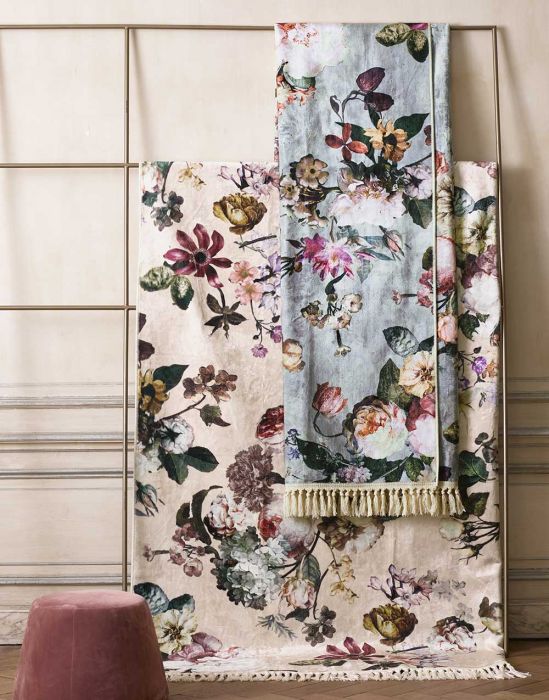 Essenza, ecru, Fleur Carpet met 180x240, polyester-fleece velvet V0 - M.M. Metamorphosis