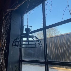 Zwart ijzer met ophang ketting en plafond doos, Light and Living, zwart, AVALON hanglamp doorsnede 60 en 50 cm hoog cm mat  V0