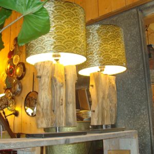 groen met goud fluweel Diga Colmore, oker accenten doorschijnend fluweel super cylinder feather fan kap prachtige blad tekening fluweel 40 hoog en 40 doorsnede als hang of staand op voet kap  ( op voorraad ) v 1