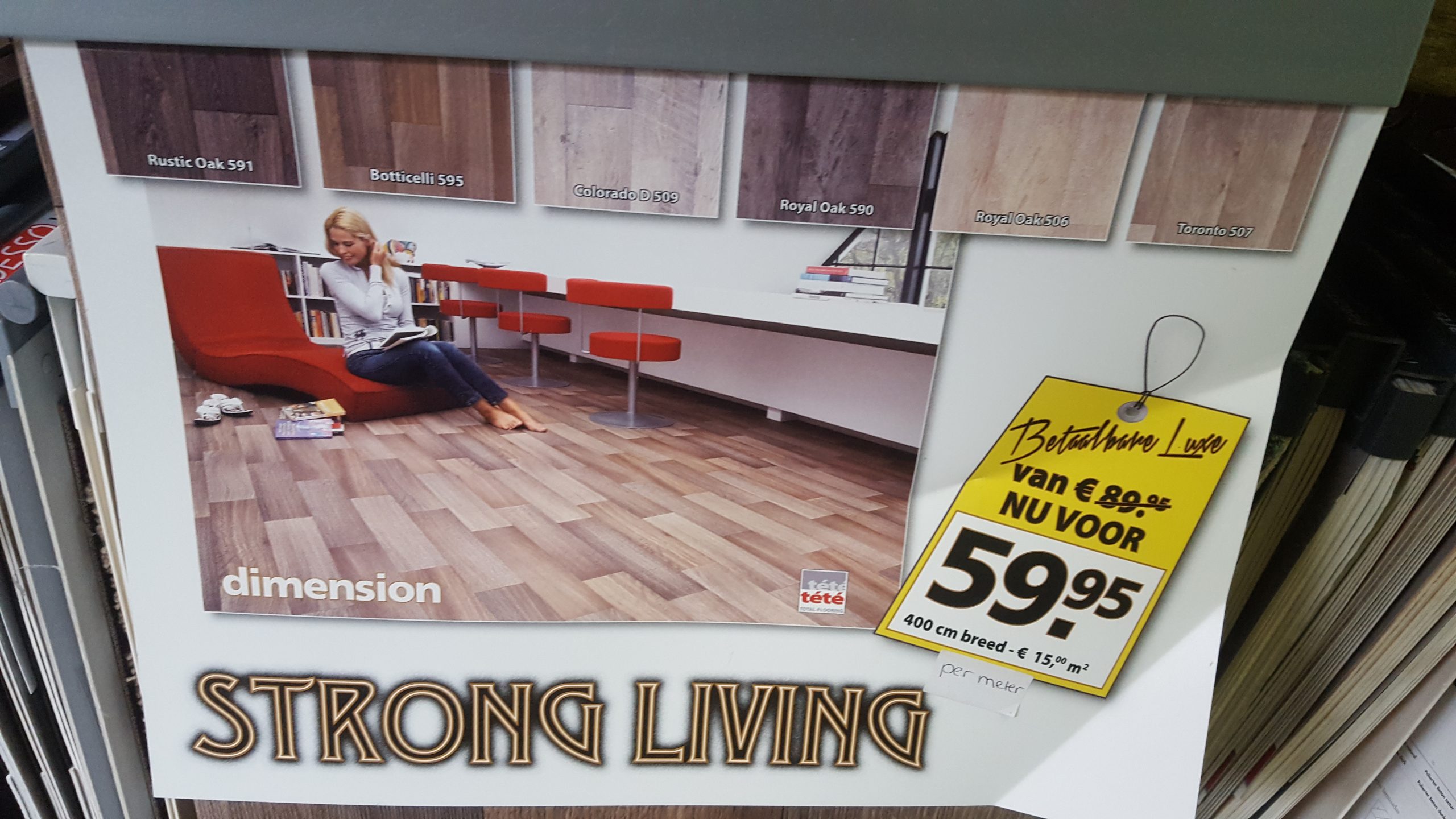 Dimension flooring, Living vinyl (op - Metamorphosis