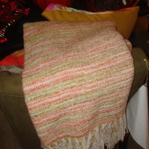 creme bruin plaid tafel kleed, Imbarro home & fashion,  Throw Pie Purple, bed lopersprei130x170 cm (op voorraad) V1