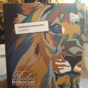 Rubio Monocoat, onderhoudspakket Smoke oil plus 2c, voor binnen op uw meubelen of vloer, in combinatie met zeep en schoonmaak spray (op voorraad) V1