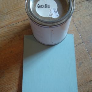 Verf natuurlijk, Gentle blue, Handig met 1 soort verf geschikt voor op hout, muur, kunststof, tegels en stof zonder primer afneembaar. (op voorraad) V1