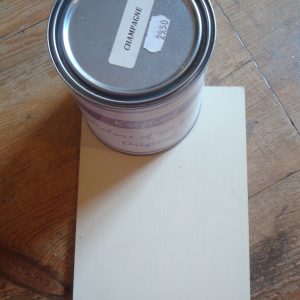 Verf natuurlijk, Champagne, Handig met 1 soort verf geschikt voor op hout, muur, kunststof, tegels en stof zonder primer afneembaar. (op voorraad) V1