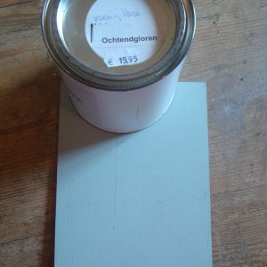 Verf natuurlijk, Ochtendgloren, Handig met 1 soort verf geschikt voor op hout, muur, kunststof, tegels en stof zonder primer afneembaar. (op voorraad) V1