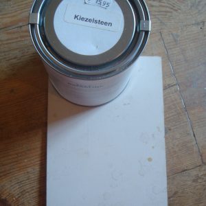 Verf natuurlijk, Kiezelsteen, Handig met 1 soort verf geschikt voor op hout, muur, kunststof, tegels en stof zonder primer afneembaar. (op voorraad) V3