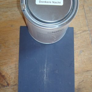 Verf natuurlijk, Donkere nacht, Handig met 1 soort verf geschikt voor op hout, muur, kunststof, tegels en stof zonder primer afneembaar. (op voorraad) V2