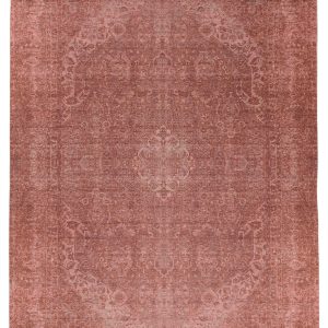 Roze rood, laag polig vloer kleed ca .78% katoen, 16% Polyester, 6% Chenille, Karpi Group, Badour 69, afmeting : 160x230 cm, (op voorraad) V1
