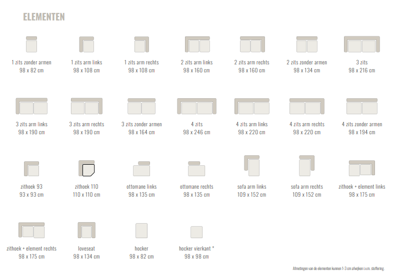 Bruin, stof Aphrodite-Mocca, links lengte: 245, en rechts lengte: 383 cm, 4 elementen bank met vaste kussens, model Amarillo van Sevn, incl. 15% korting V0 - Afbeelding 6
