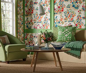 GP & J Baker, behang