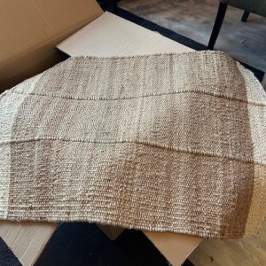 Bruin beige jute, runner tafel loper, Lime-Light, rechthoek lengte: 65cm breedte: 90cm (op voorraad) V1